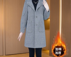 法式時尚毛呢外套